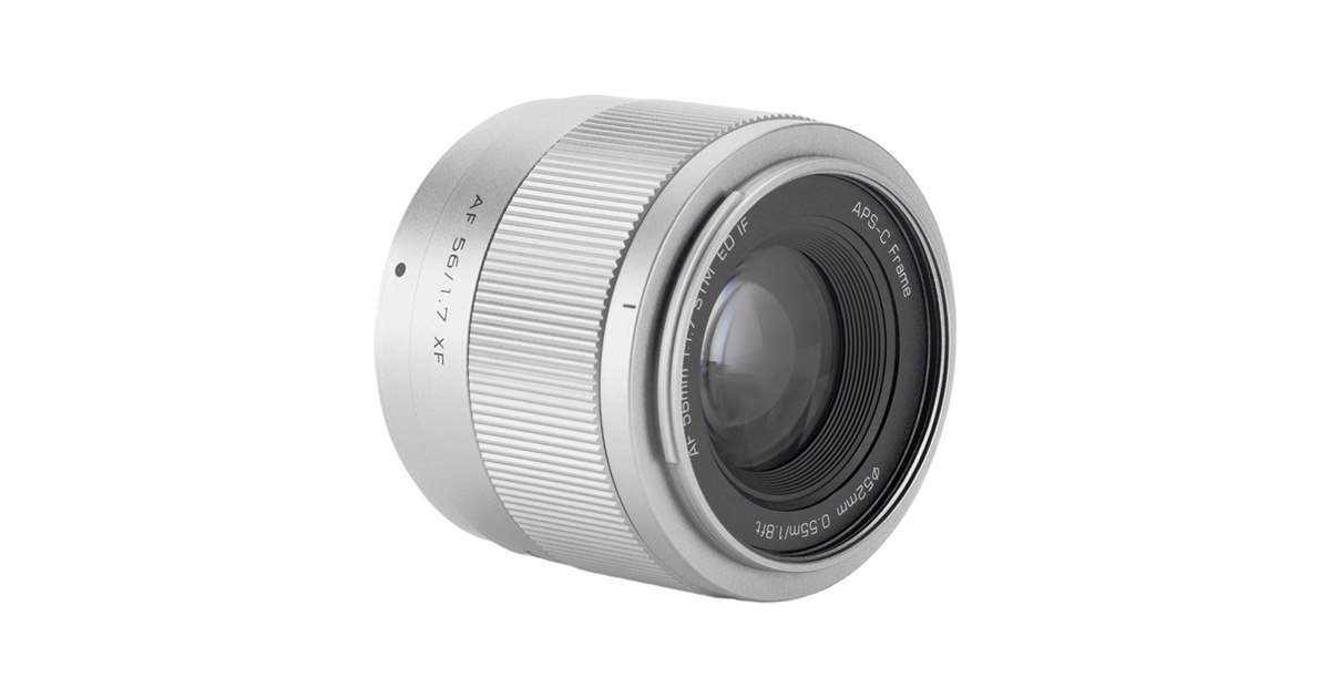 Viltrox、中望遠単焦点レンズ「AF 56mm F1.7 AIR X」にシルバーモデル