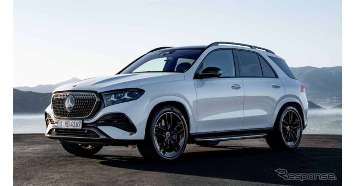 メルセデスベンツ『GLE』改良新型、約3000点の部品を刷新…マイクロLED 