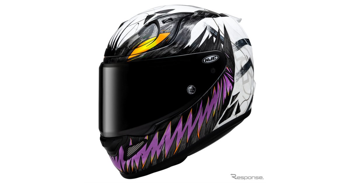 アンチヴェノム」がフルフェイスヘルメットに、HJC『RPHA 12 アンチ