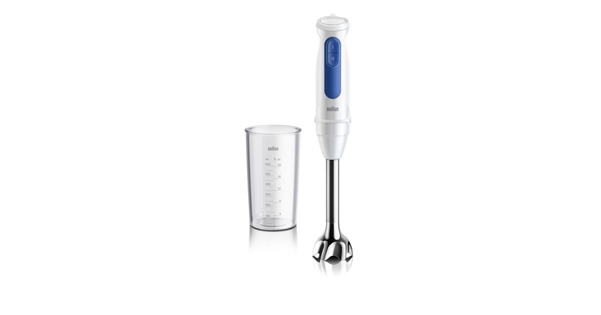 【3/15限定価格】Braun ActiveMix ハンドブレンダー ブラウン、400Wのハイパワーと2段階スピード調節を採用したハンド