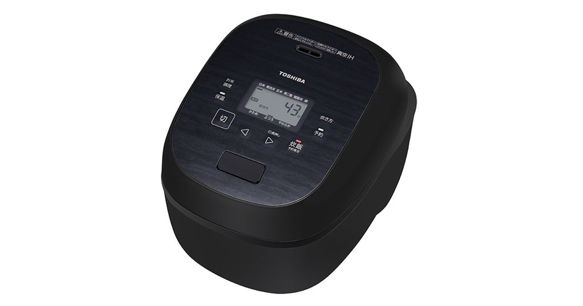 東芝　真空IHジャー炊飯器　炎匠炊きRC-10RWA　グランブラック　ジャンク 東芝(TOSHIBA) RC-10RWA-K(グランブラック) 炎匠炊き 真空IH炊飯器 5.5