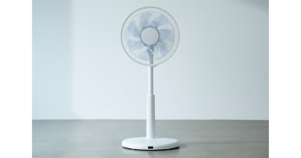 シロカ、8段階の風量調節やDCモーターを採用したリビング扇風機「BF 