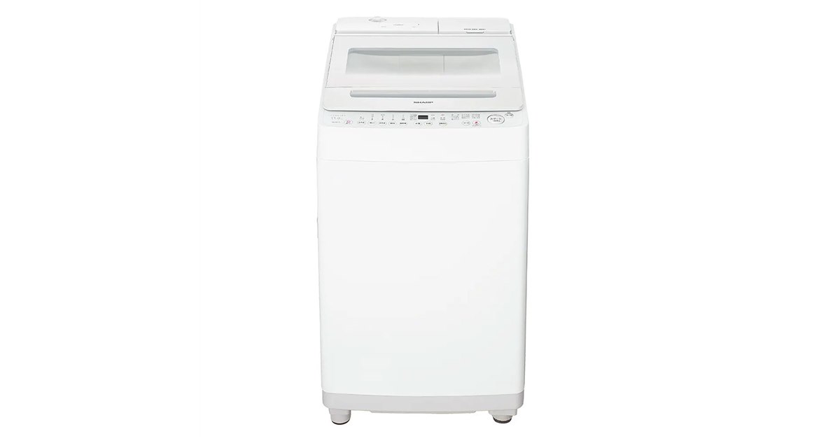 シャープ、穴なし槽や自動投入機能を搭載した全自動洗濯機の11kg/10kg