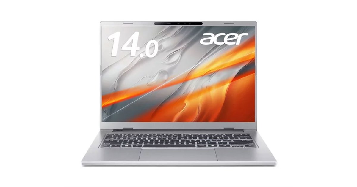 エイサー、「Ryzen AI 400」シリーズを搭載した14型ノートPC「Aspire エイサー、「Ryzen AI 400」シリーズを搭載した14型ノートPC「Aspire