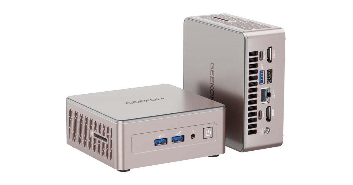 GEEKOM、Ryzen 5 7430UやRyzen 7 5825Uを搭載した高性能ミニ