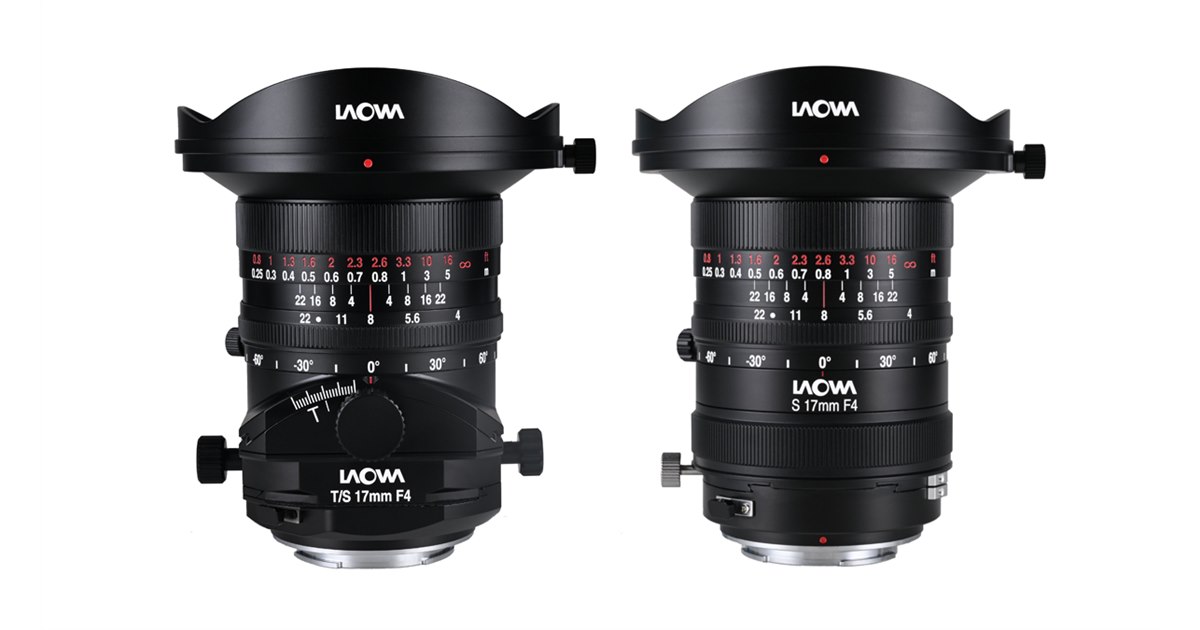 LAOWA、104度の超広角で歪曲を抑制した「LAOWA 17mm F4 Zero-D Tilt