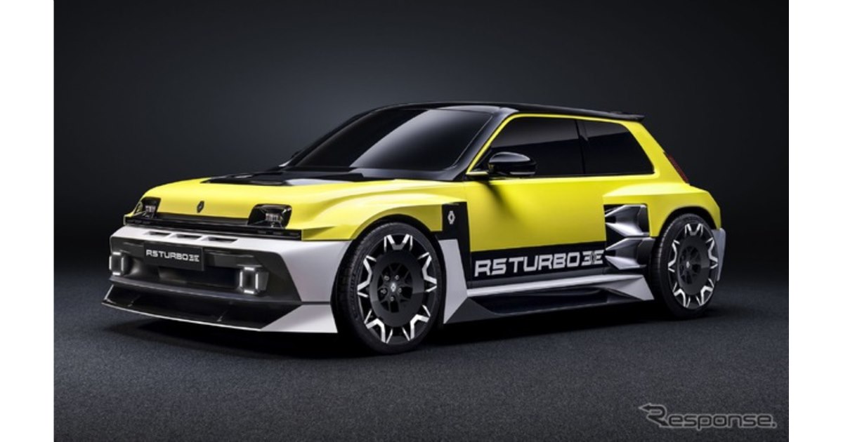 ルノーのスポーツEV「5 Turbo 3E」、エクセディのインホイールモーター