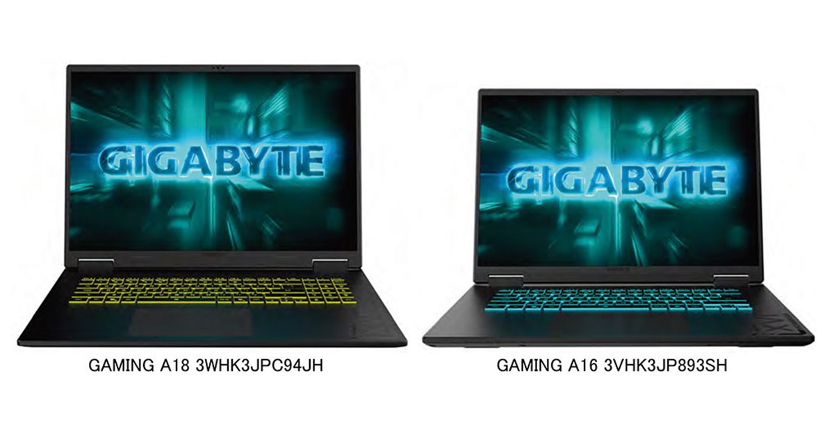 GIGABYTE、「Ryzen 7 260」や「GeForce RTX 5070/5060」を搭載した