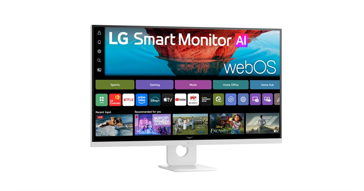 LG、webOSを搭載した31.5型4K液晶ディスプレイ「32U721SB-W」など3