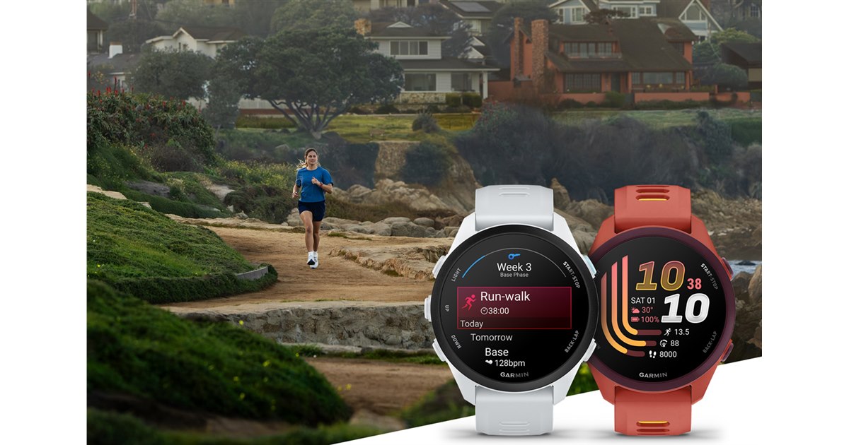 ガーミン、1.2型AMOLED搭載のランニングGPSウォッチ「Forerunner 70
