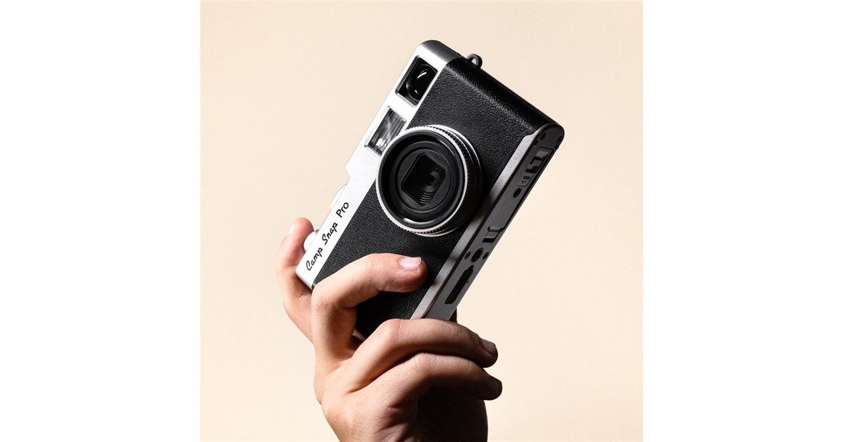 Camp Snap、4種フィルター切替ダイヤルを備えたスクリーンレスデジカメ