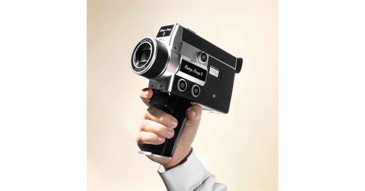 Camp Snap、レトロスタイルのスクリーンレスビデオカメラ「Camp Snap 8