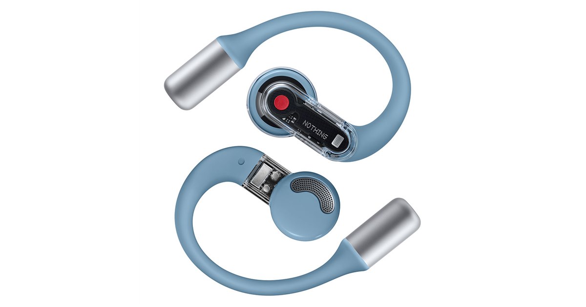 Nothing、オープンウェアラブルイヤホン「Ear (open)」に新色ブルーを