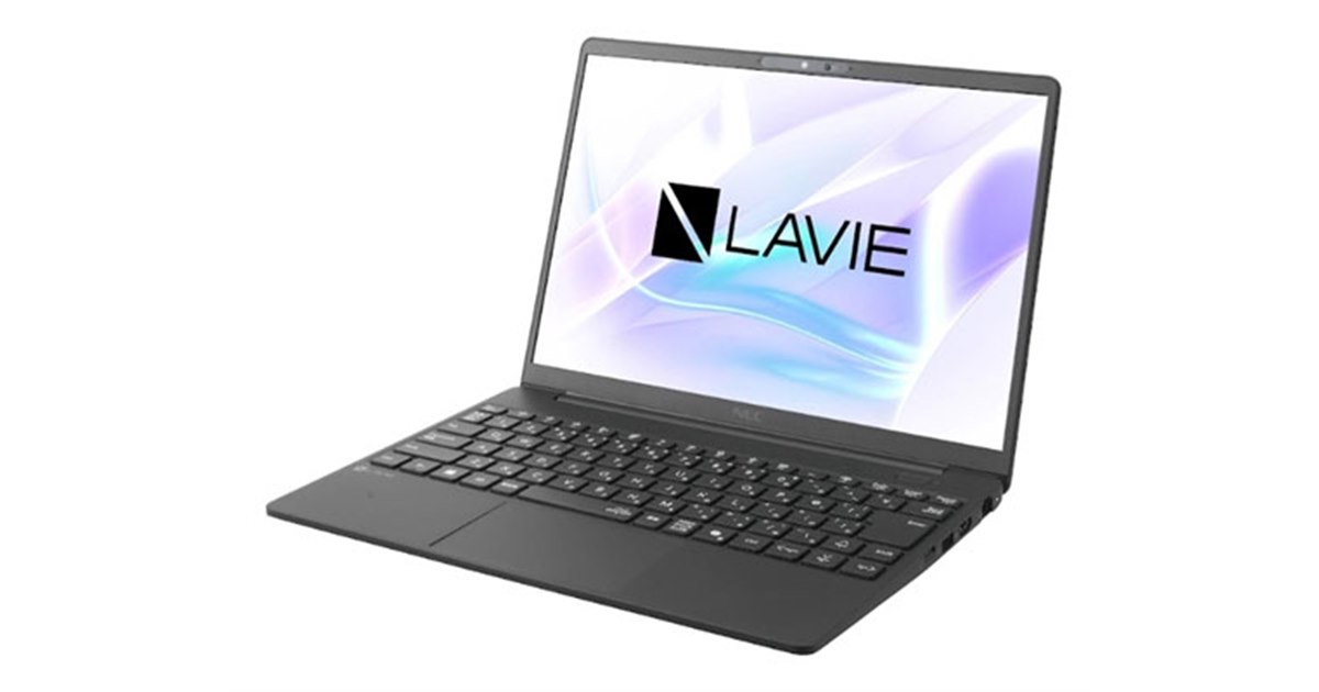 NEC PC-GL206A3AW 13.3型液晶 コンパクト テンキ付きノート NEC、994gで20.1時間のバッテリー駆動を実現した13.3型ノートPC「LAVIE Windowsノート本体