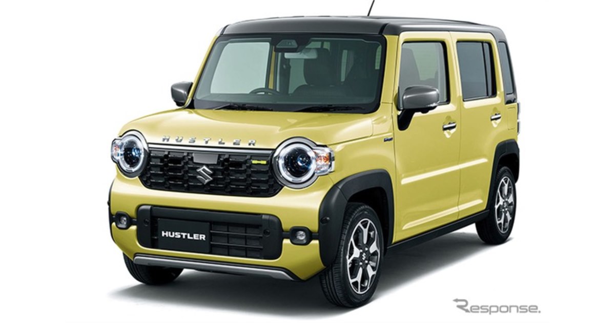 スズキ『ハスラー』に改良新型、新グリルで表情一新…159万9400円から