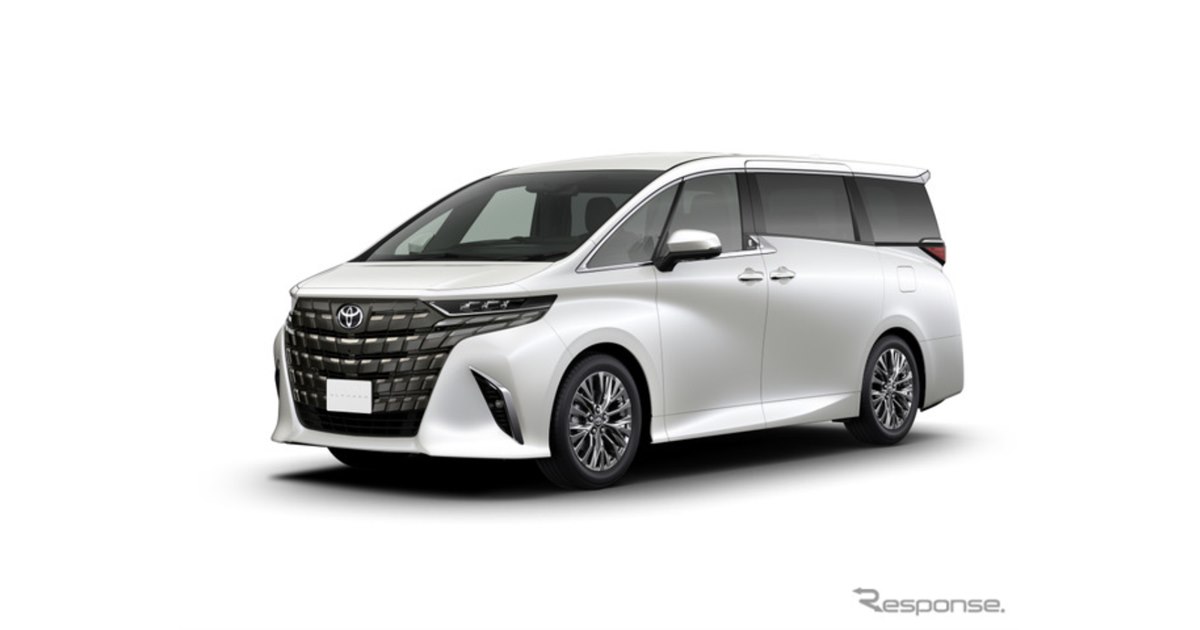 トヨタ『アルファード』一部改良、PHEVにZグレード追加…新色