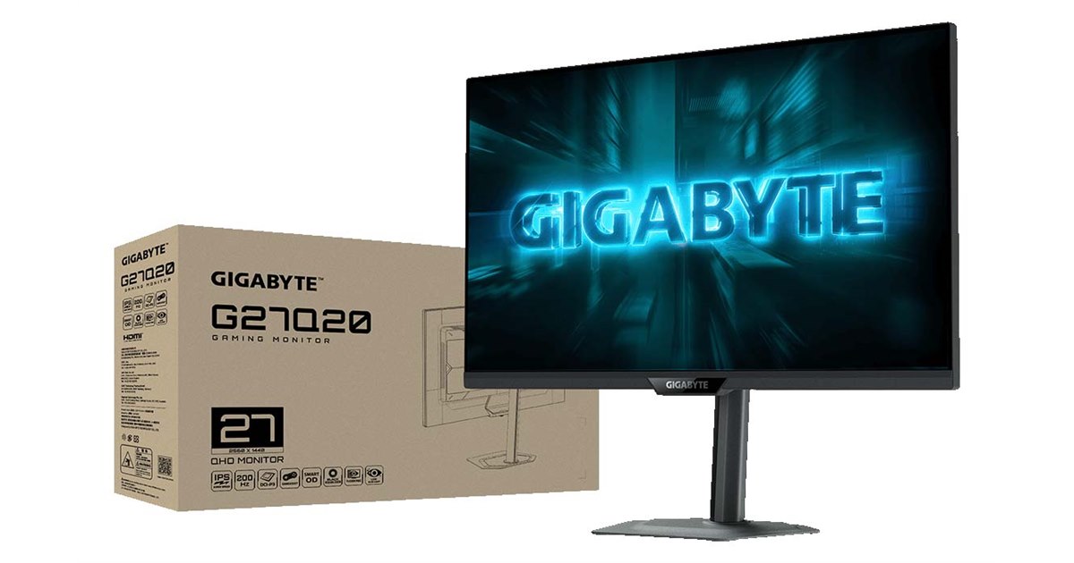 GIGABYTE 27インチ 2K モニター 本体 ゲーミングモニター GIGABYTE、200Hz/0.5msに対応した27型QHDゲーミングモニター「G27Q20
