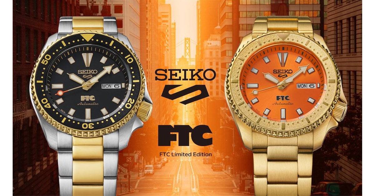 セイコー、スケートブランド「FTC」の40周年を祝う「セイコー5スポーツ