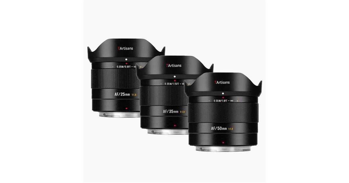 七工匠、AFに対応したZマウント用の大口径レンズ「25mm F1.8 AF