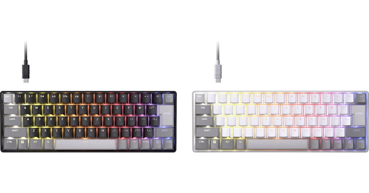 Corsair、磁気スイッチ搭載の60％ゲーミングキーボード「CLIPPER PRO