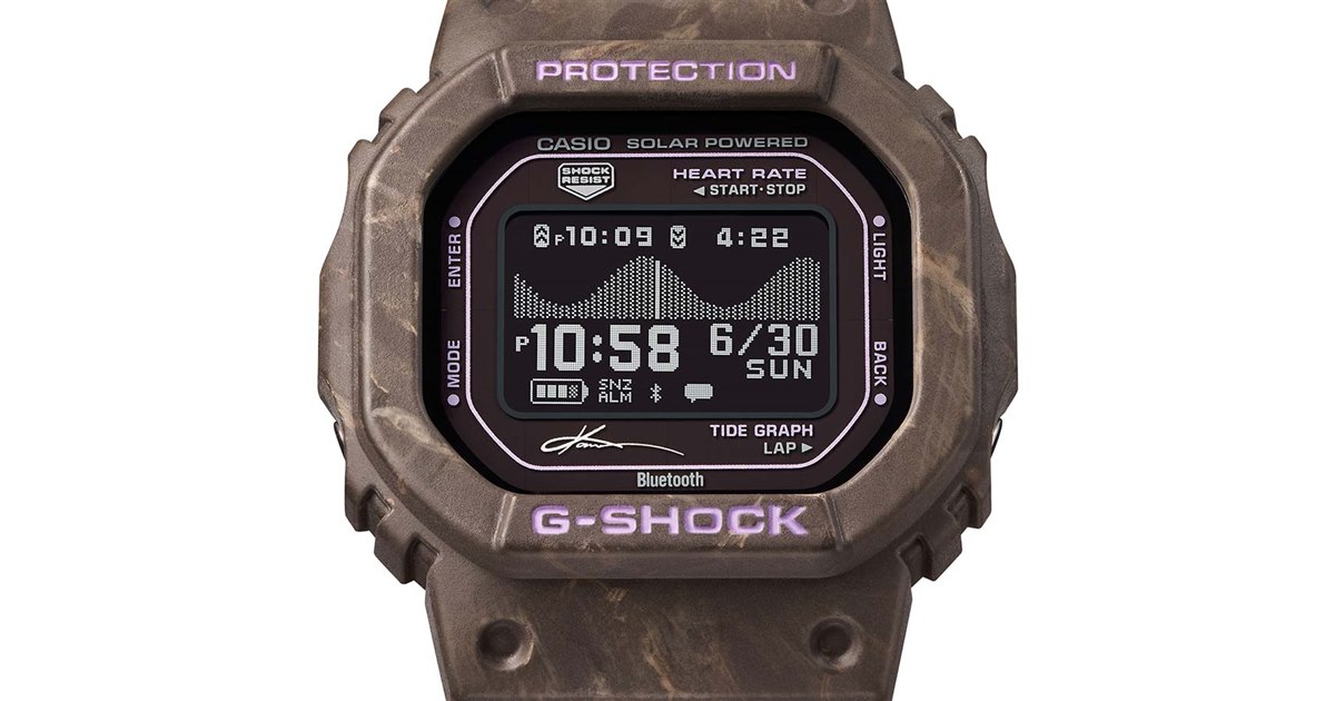 カシオ、五十嵐カノア選手コラボ第4弾のG-SHOCK「GBX-H5600KI」 - 価格.com