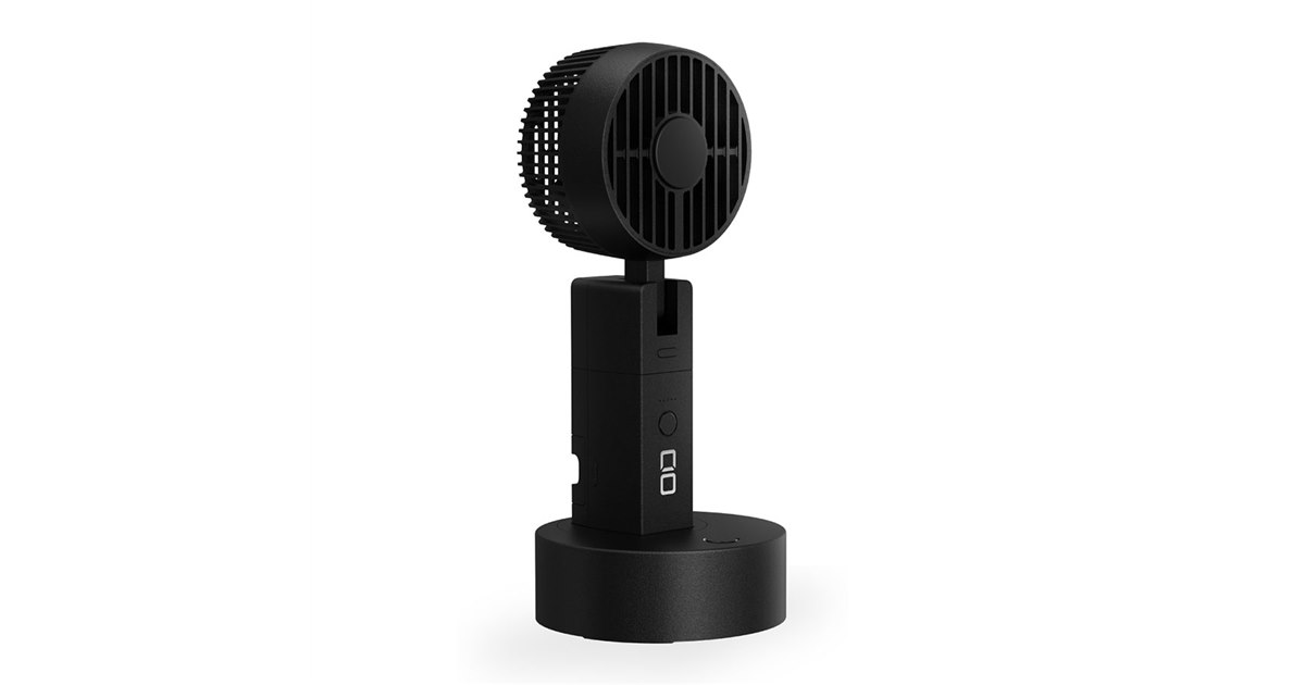 CIO、バッテリー部分が分離する多機能ハンディファン「CIO Handy Fan