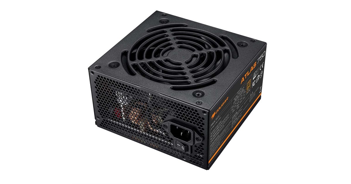 COUGAR、奥行140mmのショート設計を採用した750W電源ユニット「ATLAS