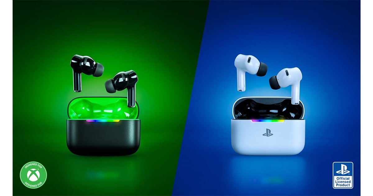 Razer、Xbox/PlayStation向けワイヤレスイヤホン「Hammerhead V3 X