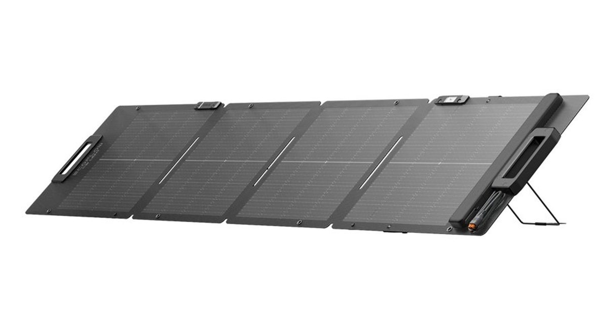 EcoFlow 110W ソーラーパネル EcoFlow、両面受光で発電効率を高めた「EcoFlow 110W軽量両面ソーラー