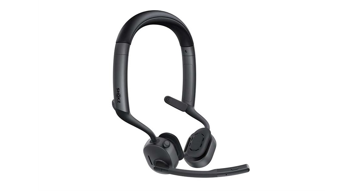 Shokz、オープンイヤー設計を採用したワイヤレス骨伝導ヘッドセット