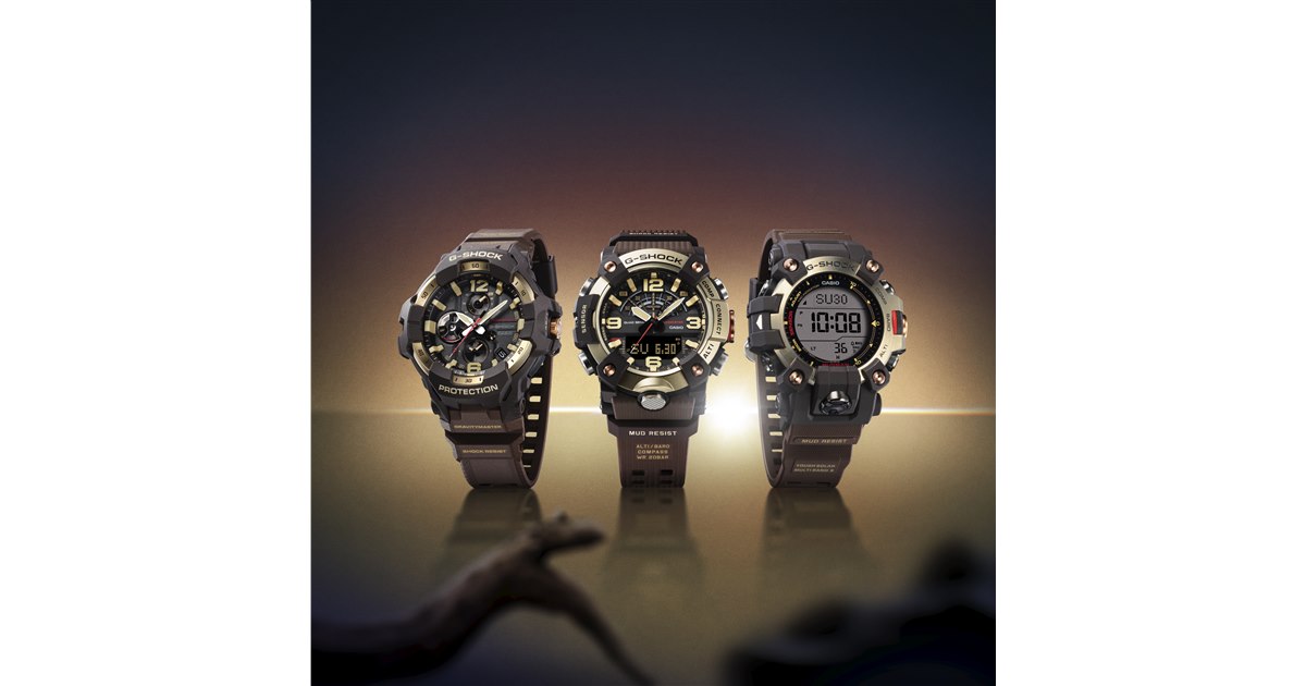 カシオ、黄金の地平線がテーマのG-SHOCK新シリーズ「MASTER IN HORIZON