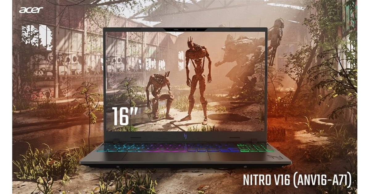 エイサー、GeForce RTX 50シリーズ Laptop GPU搭載の16型ゲーミング
