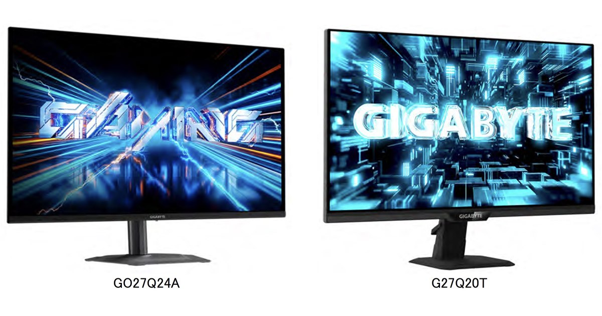 GIGABYTE、ドスパラ専売の27型WQHDゲーミングモニター「GO27Q24A