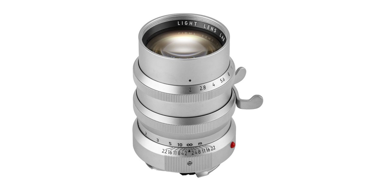 LIGHT LENS LAB、Mマウント中望遠レンズ「M 75mm f/2 SPII」にシルバー