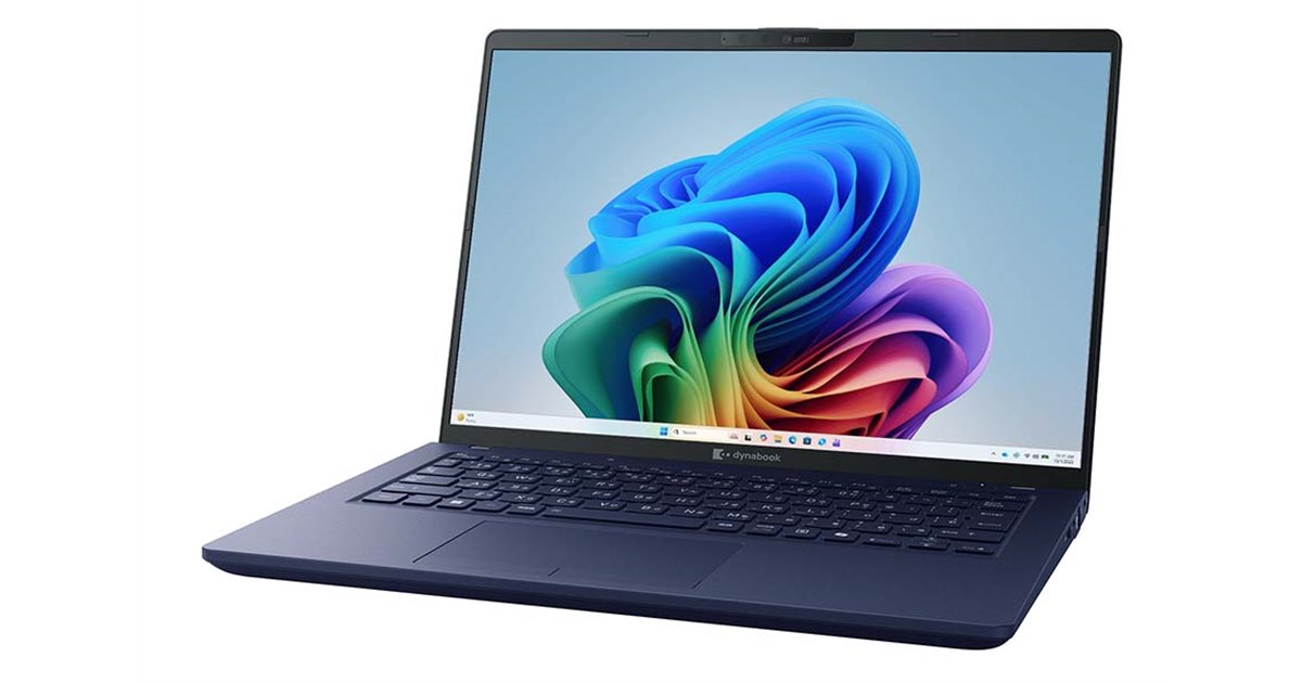 dynabook、セルフ交換バッテリーを採用した約974gの14型モバイルノート