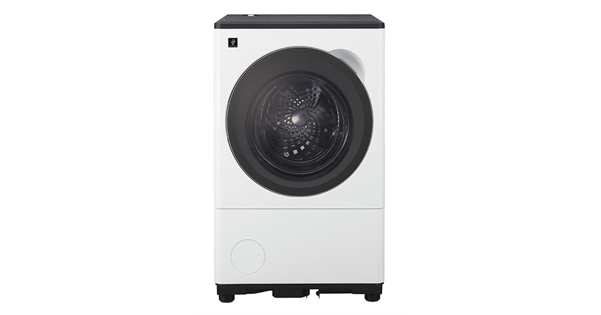 2025年製ドラム式洗濯機 ヒートポンプ シャープ シャープ、ヒートポンプ乾燥を採用したドラム式洗濯乾燥機「ES-10L2