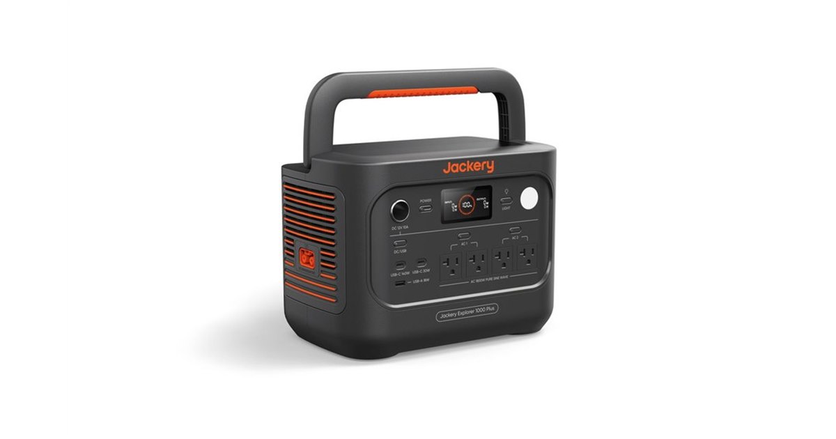 Jackery、体積を約19％削減したポータブル電源「Jackery ポータブル