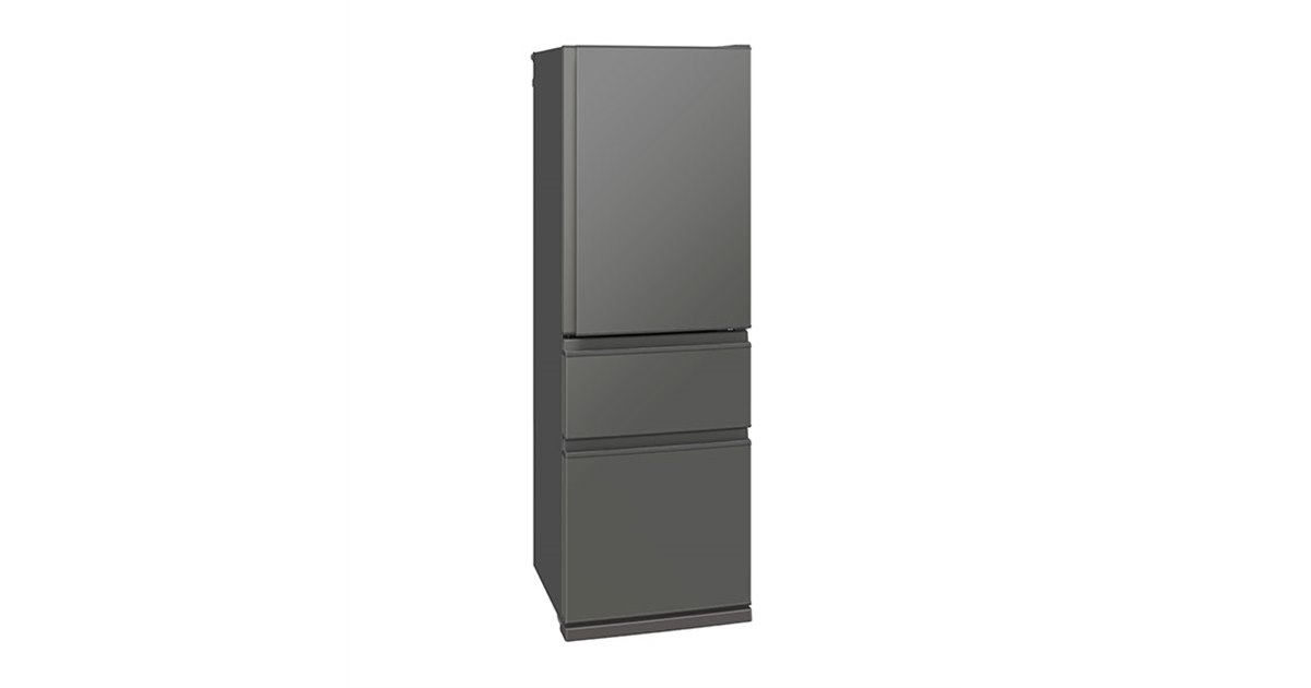 三菱電機、使いやすいコンパクト設計を採用した365L冷蔵庫「MR-C37N