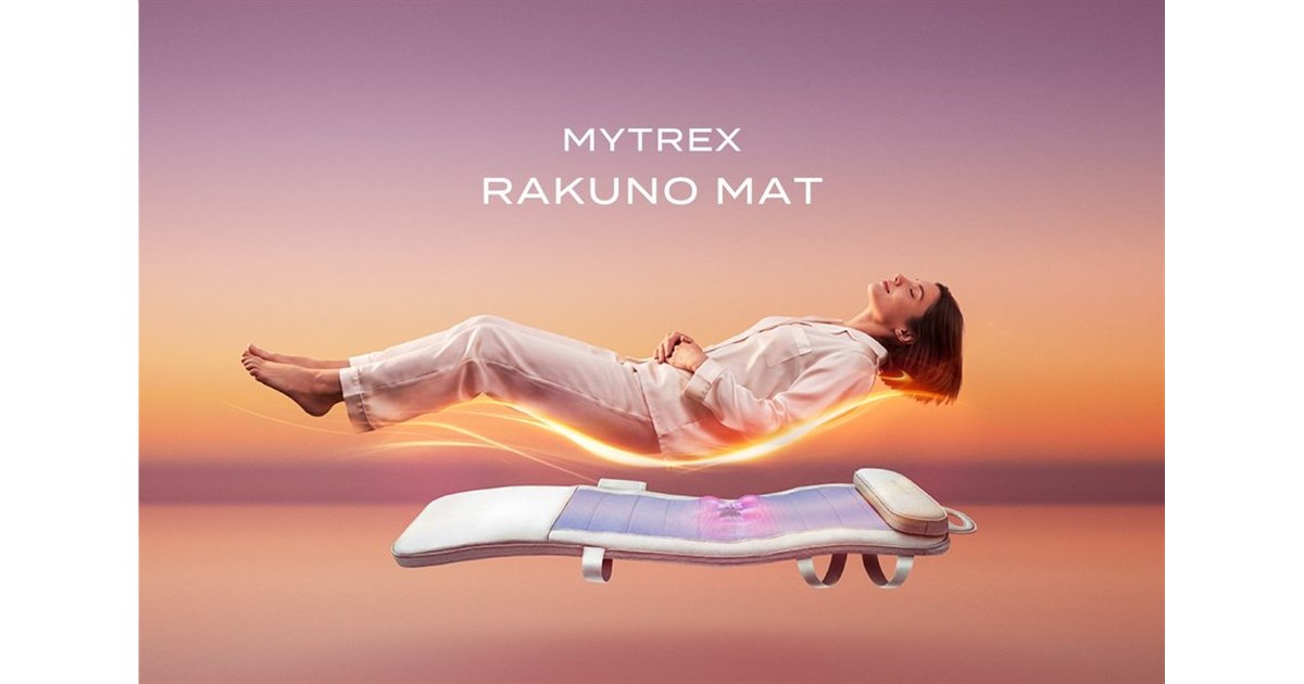 MYTREX、折り曲げ自在な温感マッサージシート「MYTREX RAKUNO MAT