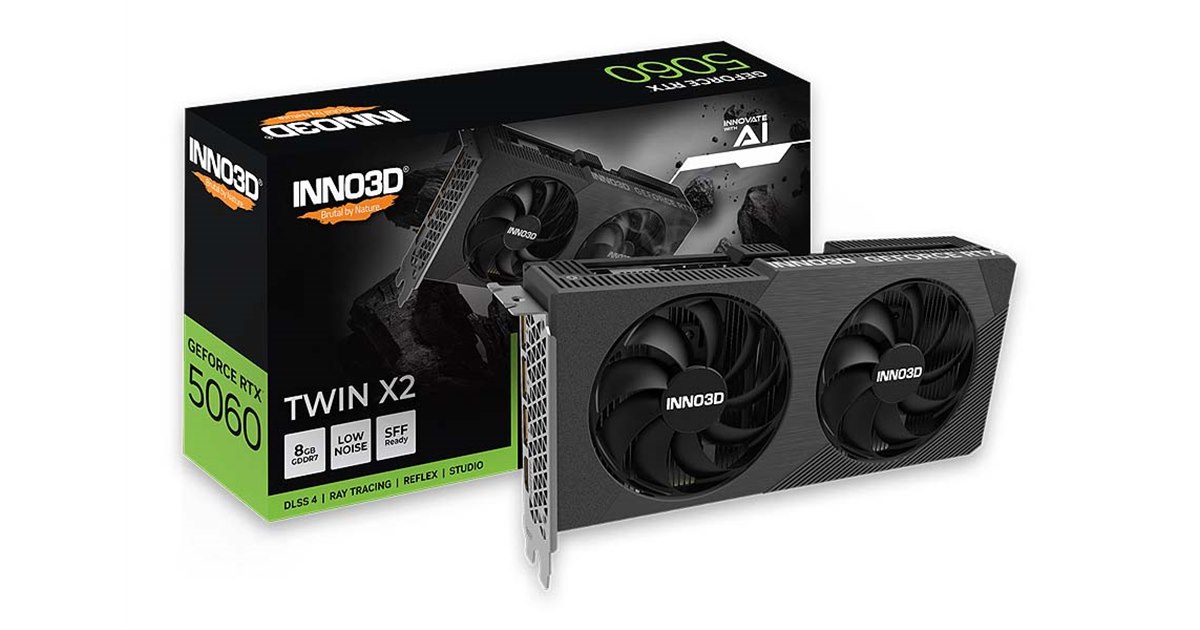 INNO3D、デュアルファン搭載の「GeForce RTX 5060 TWIN X2 V2」 - 価格.com