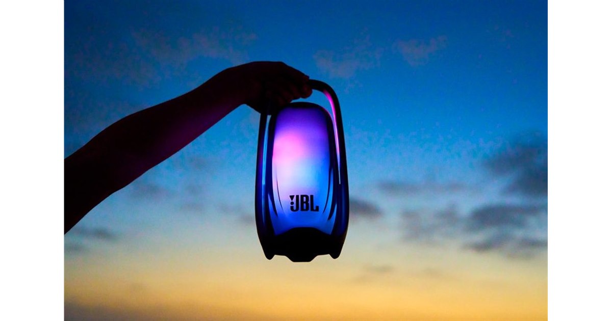 JBL Pulse ワイヤレススピーカー 本体 JBL、立体的な360度ライトショーを楽しめるBluetoothスピーカー「JBL