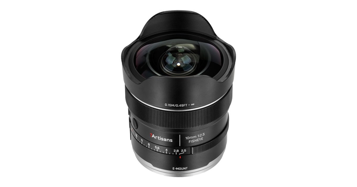 七工匠、フルサイズ対応のAF魚眼レンズ「7Artisans MAX AF 10mm F2.5