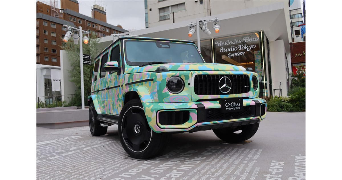 メルセデスがアートプロジェクト「VERDY meets Mercedes-Benz STUDIO