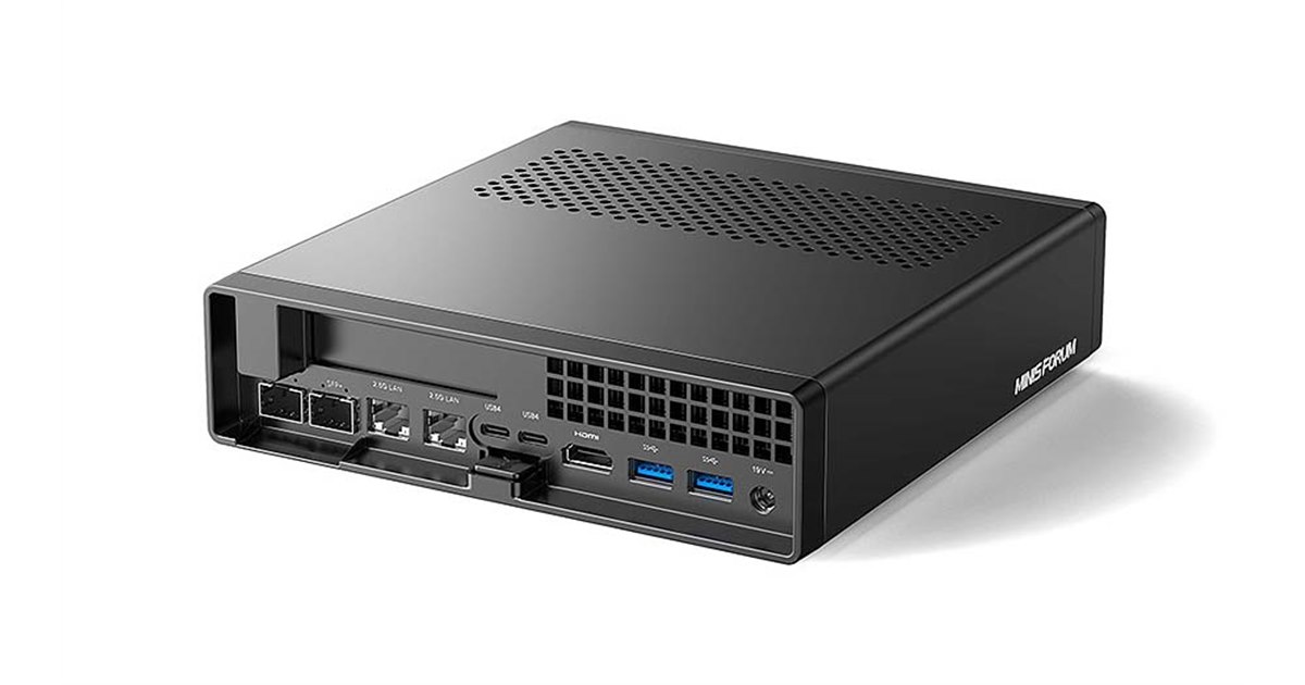 MINISFORUM、OSレスのミニワークステーション「MINISFORUM MS-01
