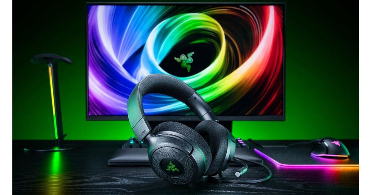Razer、プレイのあらゆる瞬間に「触感」を加える有線ゲーミングヘッド