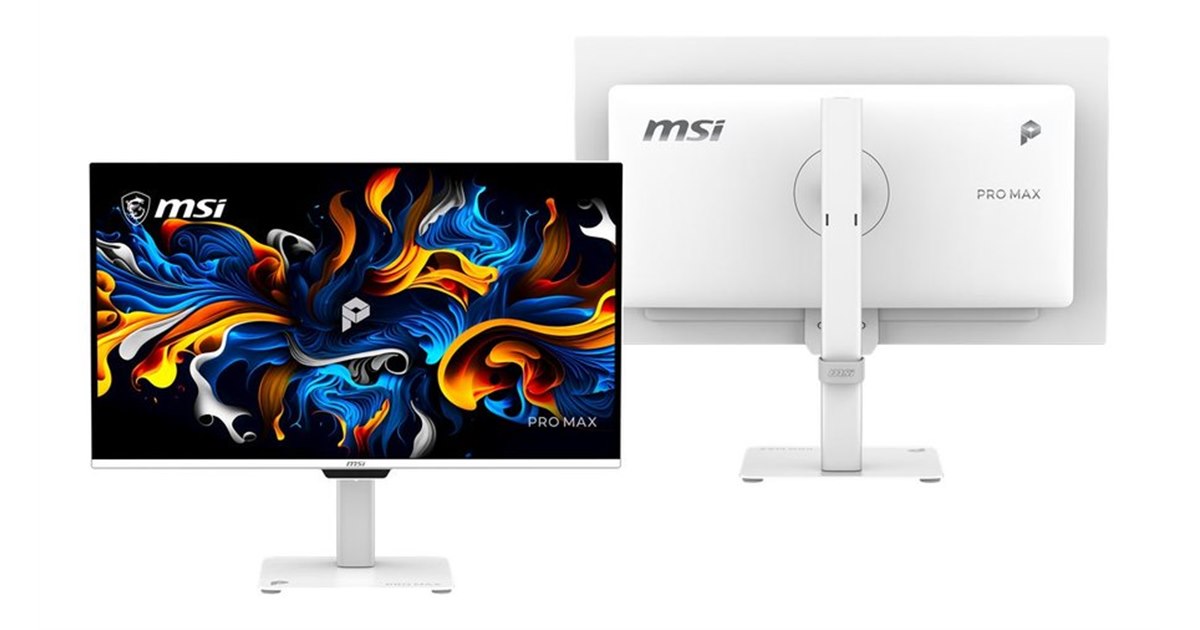 MSI、5層タンデムOLEDを採用した26.5型4Kディスプレイ「PRO MAX