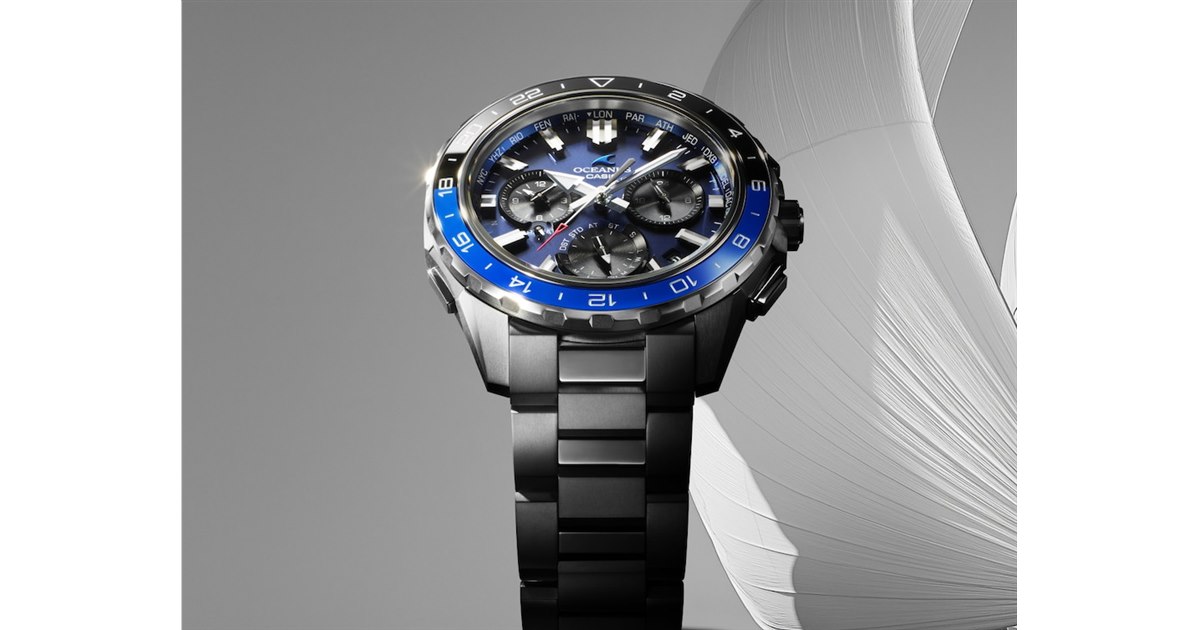 カシオ、世界各都市の時刻を一度に把握できるOCEANUS「OCW-P3000