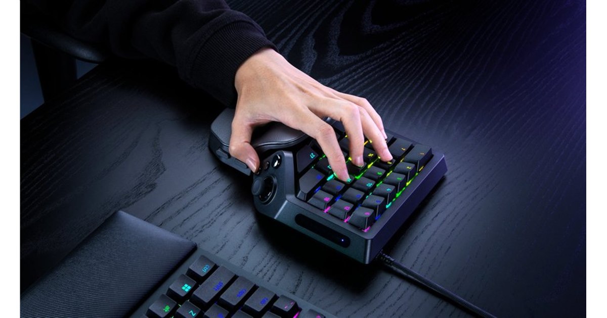 Razer、8000Hz対応のゲーミングキーパッド「Razer Tartarus V2 Pro
