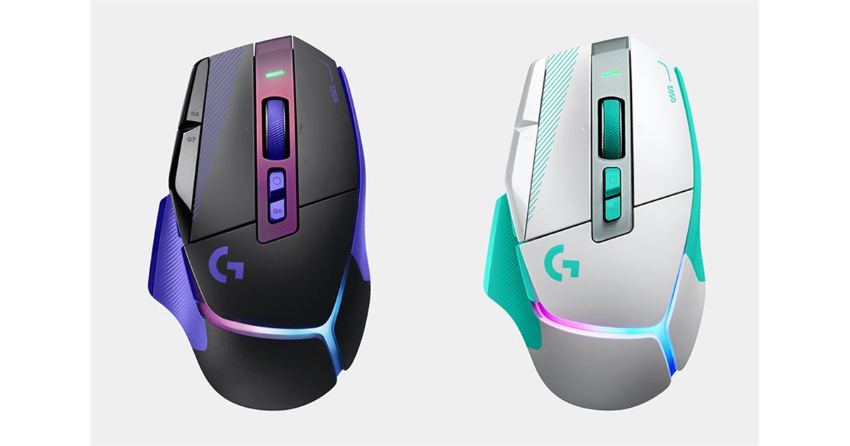 新品　g502 hero パープル　有線マウス　ロジクール ロジクール、ゲーミングマウス「G502 X PLUS」にダークライラックと