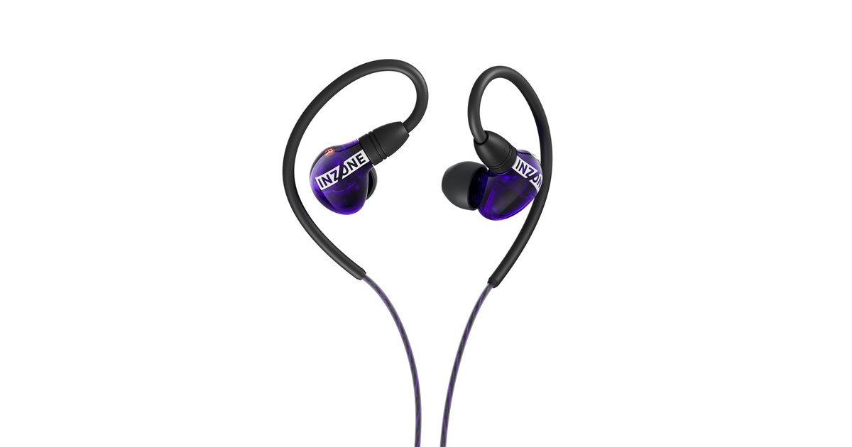 ソニー、有線ゲーミングイヤホン「INZONE E9」に新色グラスパープルを